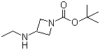 1-叔丁氧羰基-3-乙基氨基氮杂环丁烷分子结构 (CAS 454703-23-2)