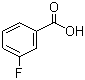 structure of CAS# 455-38-9, 3-Fluorobenzoic acid;m-Fluorobenzoic acid