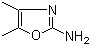 2-氨基-4,5-二甲基恶唑分子结构 (CAS 45529-92-8)