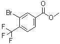 structure of CAS# 455941-82-9, Methyl 3-bromo-4-(trifluoromethyl)benzoate