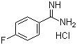 4-氟苄脒盐酸盐分子结构 (CAS 456-14-4)