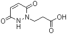 structure of CAS# 4572-79-6, 3-(3,6-Dioxo-3,6-dihydro-1(2H)-pyridazinyl)propanoic acid