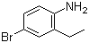 structure of CAS# 45762-41-2, 4-Bromo-2-ethylaniline
