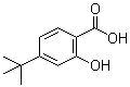 4-(1,1-Dimethylethyl)-2-hydroxybenzoic acid molecular structure (CAS 4578-63-6)