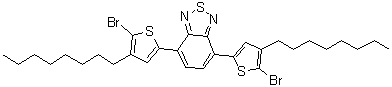 4,7-Bis(5-bromo-4-octylthiophen-2-yl)benzo[c][1,2,5]thiadiazole molecular structure (CAS 457931-23-6)