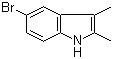 5-溴-2,3-二甲基吲哚分子结构 (CAS 4583-55-5)