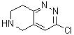3-氯-5,6,7,8-四氢吡啶并[4,3-c]哒嗪分子结构 (CAS 45882-63-1)