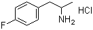 1-(4-氟苯基)丙-2-胺盐酸盐分子结构 (CAS 459-01-8)