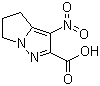 structure of CAS# 459157-32-5, 5,6-Dihydro-3-nitro-4H-pyrrolo[1,2-b]pyrazole-2-carboxylic acid