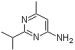 结构式 CAS# 4595-70-4, 4-氨基-2-异丙基-6-甲基嘧啶