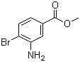 3-氨基-4-溴苯甲酸甲酯分子结构 (CAS 46064-79-3)