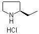 structure of CAS# 460748-80-5, (2R)-Ethylpyrrolidine hydrochloride