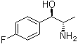 [R-(R*,S*)]-alpha-(1-氨基乙基)-4-氟苯甲醇分子结构 (CAS 46083-40-3)