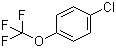 structure of CAS# 461-81-4, 4-(Trifluoromethoxy)chlorobenzene;1-Chloro-4-(trifluoromethoxy)benzene