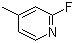 2-氟-4-甲基吡啶分子结构 (CAS 461-87-0)