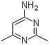structure of CAS# 461-98-3, 2,6-Dimethyl-4-pyrimidinamine;4-Amino-2,6-dimethylpyrimidine