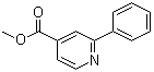 2-苯基-4-吡啶羧酸甲酯分子结构 (CAS 4634-14-4)