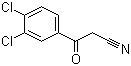 structure of CAS# 4640-68-0, 3,4-Dichlorobenzoylacetonitrile
