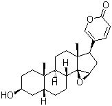 蟾力苏分子结构 (CAS 465-39-4)