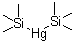 二(三甲基硅烷基)汞分子结构 (CAS 4656-04-6)