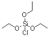三乙氧基氯硅烷分子结构 (CAS 4667-99-6)
