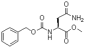 N-苄氧羰基天冬氨酰胺甲基酯分子结构 (CAS 4668-37-5)