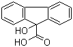 9-羟基-9-芴甲酸分子结构 (CAS 467-69-6)