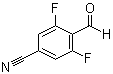 structure of CAS# 467442-15-5, 4-Cyano-2,6-difluorobenzaldehyde;3,5-Difluoro-4-formylbenzonitrile