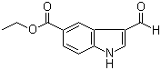 structure of CAS# 467458-46-4, 3-Formyl-1H-indole-5-carboxylic acid ethyl ester;3-Formyl-5-ethoxycarbonyl-1H-indole