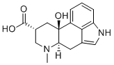 10-hydroxy-6-methyl-ergoline-8-carboxylic acid molecular structure (CAS 468-95-1)
