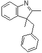 2,3-Dimethyl-3-(phenylmethyl)-3H-indole molecular structure (CAS 46854-91-5)