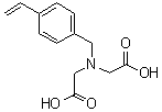 N-(4-乙烯基苄基)亚胺二乙酸分子结构 (CAS 46917-20-8)