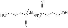 4,4'-偶氮双(4-氰基戊醇)分子结构 (CAS 4693-47-4)