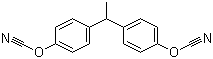 1,1-Bis(4-cyanatophenyl)ethane molecular structure (CAS 47073-92-7)