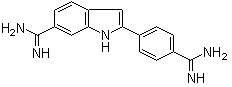 structure of CAS# 47165-04-8, 4',6-Diamidino-2-phenylindole;Antifade; DAPI
