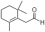 structure of CAS# 472-66-2, 2,6,6-Trimethyl-1-cyclohexene-1-acetaldehyde;beta-Homocyclocitral
