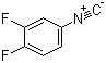 3,4-Difluorphenyl isocyanide molecular structure (CAS 472958-69-3)