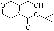 tert-Butyl 3-(hydroxymethyl)morpholine-4-carboxylate molecular structure (CAS 473923-56-7)