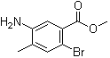 5-Amino-2-bromo-4-methylbenzoic acid methyl ester molecular structure (CAS 474330-54-6)