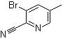 3-Bromo-5-methyl-2-pyridinecarbonitrile molecular structure (CAS 474824-78-7)