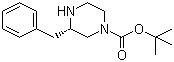 (S)-1-Boc-3-benzylpiperazine molecular structure (CAS 475272-55-0)