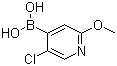5-Chloro-2-methoxypyridine-4-boronic acid molecular structure (CAS 475275-69-5)