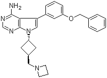 NVP-AEW 541 molecular structure (CAS 475488-34-7)