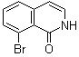 8-Bromo-1(2H)-isoquinolinone molecular structure (CAS 475994-60-6)