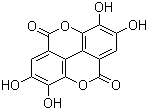 鞣花酸分子结构 (CAS 476-66-4)