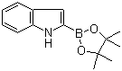 structure of CAS# 476004-81-6, 2-(Pinacolateboryl)indole;2-(4,4,5,5-Tetramethyl-1,3,2-dioxaborolan-2-yl)-1H-indole