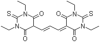 结构式 CAS# 47623-98-3, 双(1,3-二乙基硫代巴比妥酸)三次甲基氧杂菁