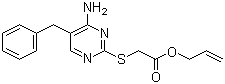[[4-Amino-5-(phenylmethyl)-2-pyrimidinyl]thio]acetic acid allyl ester molecular structure (CAS 476302-23-5)