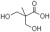 2,2-二羟甲基丙酸分子结构 (CAS 4767-03-7)