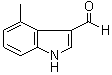 4-Methyl-1H-indole-3-carboxaldehyde molecular structure (CAS 4771-48-6)